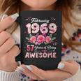 57歳 1969年2月 花柄 57歳 誕生日 男性 女性 コーヒーマグ 面白い贈り物