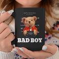 Bad Boy Teddy Bear Graphic tyle Fun コーヒーマグ 面白い贈り物