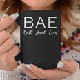 Bae Best Aunt Ever New Favorite Aunt Christmas Idea In Mangas Taza de café Regalos divertidos