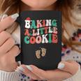 Baking A Little Cookie Cute Christmas Pregnancy Announcement Coffee Mug Unique Gifts