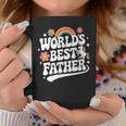 Words Best Father Pink Father’S Day コーヒーマグ 面白い贈り物