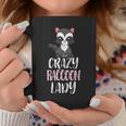 Crazy Raccoon Lady Raccoon Lovers コーヒーマグ 面白い贈り物