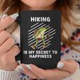 Cute Frog Hiking Is Myecret To Happiness カエル コーヒーマグ 面白い贈り物