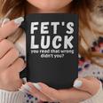 Fet's Luck コーヒーマグ 面白い贈り物