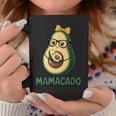 Mamacado Pregnant Avocado Mom Pun コーヒーマグ 面白い贈り物