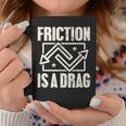 Physics Friction Is A Drag Punコーヒーマグ 面白い贈り物