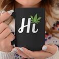Hi Hello マリファナの葉 ハッピーファニー大麻 ウィード パイナップル コーヒーマグ 面白い贈り物