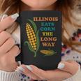 Illinois Eats Corn The Long Way Sarcastic Coffee Mug Unique Gifts