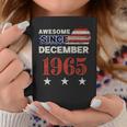 Impresionante Banderaintage De Estados Unidos Desde 1965 De Diciembre De 1965 Manga Larga Taza de café Regalos divertidos