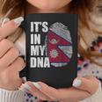 It's In My Dna ネパール ネパール国旗 指紋 コーヒーマグ 面白い贈り物
