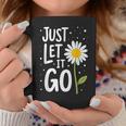 Just Let It Go やる気を起こさせるインスピレーションを与えるギフト 男女兼用 コーヒーマグ 面白い贈り物