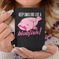 Keepmiling Like A Blobfish デザイン ブログフィッシュファン向け コーヒーマグ 面白い贈り物