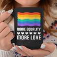 Lgbt More Equality More Lovetシャツ Lgbtq ゲイ レズビアン Lgbt コーヒーマグ 面白い贈り物
