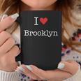 I Love Brooklyn With Heart ミニマリスト シンプル グラフィック コーヒーマグ 面白い贈り物