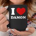 I Love Damon I Heart Damon 面白い名前 Damon コーヒーマグ 面白い贈り物