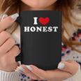 I Love Honest 私は愛する Honest コーヒーマグ 面白い贈り物