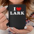 I Love Lark 私は愛する Lark コーヒーマグ 面白い贈り物