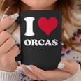 I Love Orcas コーヒーマグ 面白い贈り物