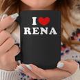 I Love Rena 私は愛する Rena コーヒーマグ 面白い贈り物