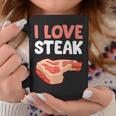 I Loveteak おもしろステーキ バーベキューグリルステーキ コーヒーマグ 面白い贈り物