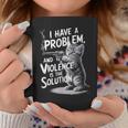 Problem Cat I Have A Problem Edgy Cat コーヒーマグ 面白い贈り物