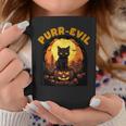 Purr-Evil お化け猫 ハロウィン コーヒーマグ 面白い贈り物