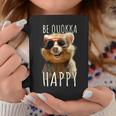Be Quokka Happy クオッカ・ビー・クオッカ・ハッピー＆クオッカとスマイル コーヒーマグ 面白い贈り物