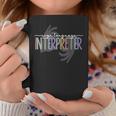 Retro Asl American Sign Language Interpreter Asl Teacher Coffee Mug Unique Gifts
