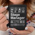 Stage Manager Description Label コーヒーマグ 面白い贈り物