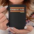 Vintage 80s Finsbury Park England Retro Graphic Coffee Mug Unique Gifts