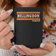 Vintage 80s Hillingdon England Retro Graphic Coffee Mug Unique Gifts