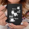 We're All Mad Here 不思議の国のアリスtシャツデザイン コーヒーマグ 面白い贈り物