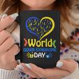 World Downyndrome Day Upport And Awareness 321 コーヒーマグ 面白い贈り物