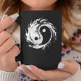 Ying Yang Flowtate 瞑想 水彩画 太極拳 メンズ レディース コーヒーマグ 面白い贈り物