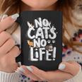 「No Cats No Life」 母の日 バレンタインデー 猫 母 コーヒーマグ 面白い贈り物