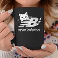 「Nyan Balance」ニャンバランス グラフィック かわいい ねこ コーヒーマグ 面白い贈り物