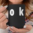 「Ok」面白い デザイン 語録 ネタ おもしろ 漢字 Ok コーヒーマグ 面白い贈り物