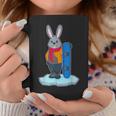 うさぎ スノーボーダー スノーボード スポーツ コーヒーマグ 面白い贈り物