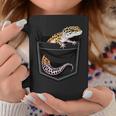かわいいヒョウゲッコ トカゲ爬虫類 ヒョウ ヤモリのお父さん用 長袖tシャツ コーヒーマグ 面白い贈り物