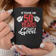 この素敵な50歳の誕生日を面白く見せるのに50年かかりました コーヒーマグ 面白い贈り物