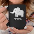ぞうさん 象（Aタイプ）シンプル【どうぶつフレンズ】動物 イラスト かわいい デザイン コーヒーマグ 面白い贈り物