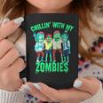 まったりもゾンビハロウィーン少年キッズギフトゾンビ コーヒーマグ 面白い贈り物