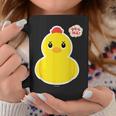 アヒル隊長ビッグプリント（正面） コーヒーマグ 面白い贈り物