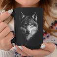 オオカミ 動物 モチーフ アート オオカミ 長袖tシャツ コーヒーマグ 面白い贈り物