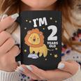 キッズ 2歳の誕生日 ライオン 2歳 男の子 女の子 コーヒーマグ 面白い贈り物