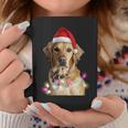 クリスマス ゴールデンレトリバー クリスマス ドッグツリー サンタハット リトリーバー 長袖tシャツ コーヒーマグ 面白い贈り物