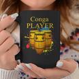コンガコンガ奏者ミュージシャン コーヒーマグ 面白い贈り物