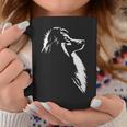 シェットランド・シープドッグ ポートレート シルエット 犬 シェルティー・ドッグ コーヒーマグ 面白い贈り物