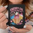 チェリー・オン・ウィズ・マイ・ミニ・ミー・アイスクリーム・ラブ コーヒーマグ 面白い贈り物