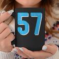 ナンバー 57 スポーツブルーナンバー コーヒーマグ 面白い贈り物